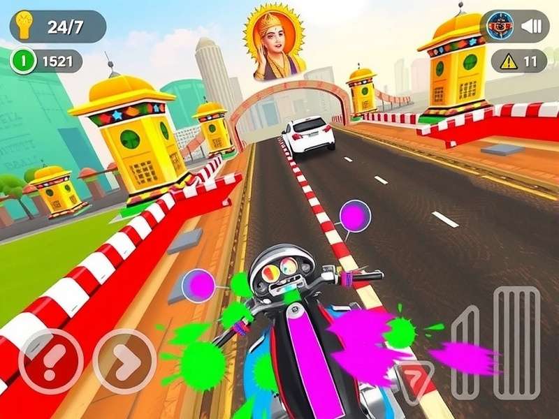 Rapid Ride Speedster Diwali event with festive decorations